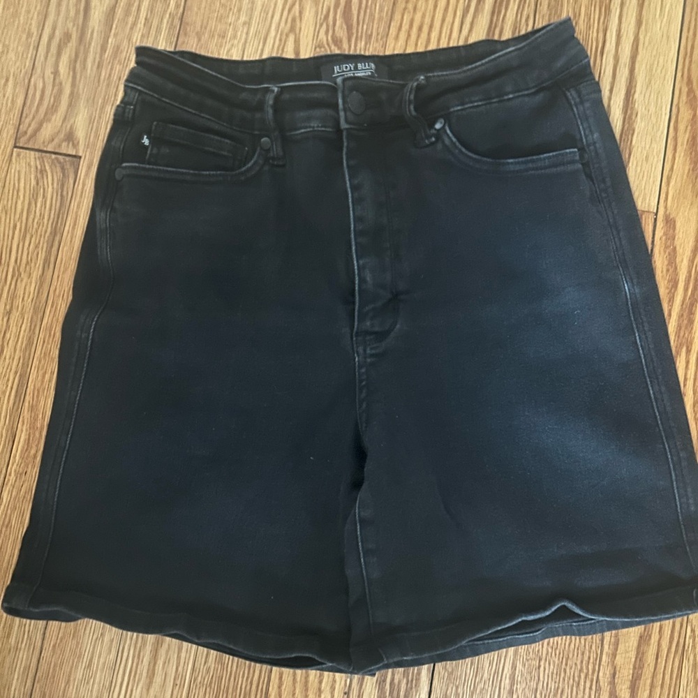 Judy Blue Women's Black Denim Shorts Size XL